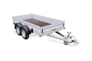 HA 253015 KV Autumn stock sale tandem low loader, braked, 2500 kg total weight top floor walls incl.**