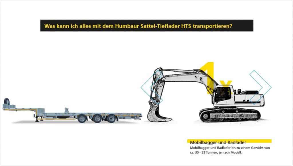 Sattel-Tieflader von Humbaur Infobild