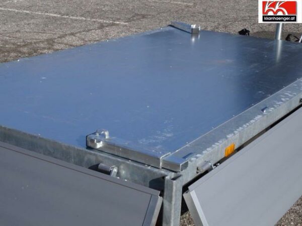 Rückwärtskipper 2615 Eduard | Handpumpe Aluminium 2700 kg, 256 x 150 cm, Ladehöhe 72 cm, Handpumpe, gebremster Doppelachser – Bild 4