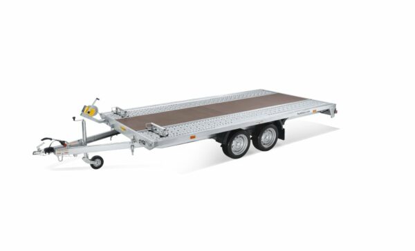 MTK 304222 Fahrzeugtransporter, Humbaur, Tandem kippbar Rampen, Winde• – Bild 2