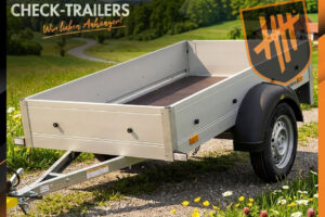 Humbaur Startrailer H 752513 1-Achser, 750kg/602kg Nutzlast, 251x131x35 cm, Gesamtgewicht, leichter Anhänger•
