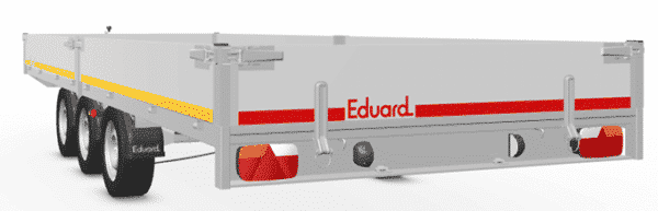 Eduard Tridem 506 x 200, 3500 kg, Rampen, Winde, Stützfüße• – Bild 3