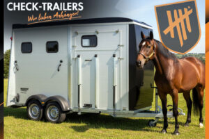 Notos Xtra Pro 2700 kg, Pferdeanhänger, Pferdetransporter, von bis zu 2 Pferden, Check Trailers•