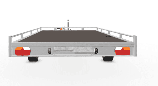 Eduard Fahrzeugtransporter, 406 x 200 cm, 2700 kg Reling, Rampen, Winde, Stützfüße• – Bild 7