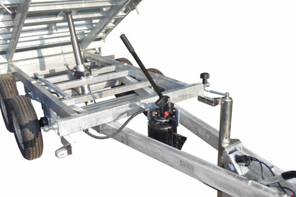 Geschützte Werkstätte, WE 3SK-H 250/165 GT, 250x165x40 cm 2700kg,Dreiseitenkipper, Handpumpe# – Bild 8