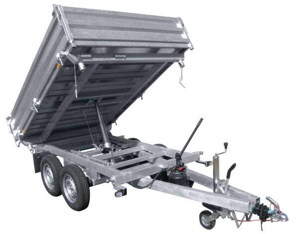 Geschützte Werkstätte, WE 3SK-H 250/165 GT, 250x165x40 cm 2700kg,Dreiseitenkipper, Handpumpe# – Bild 9