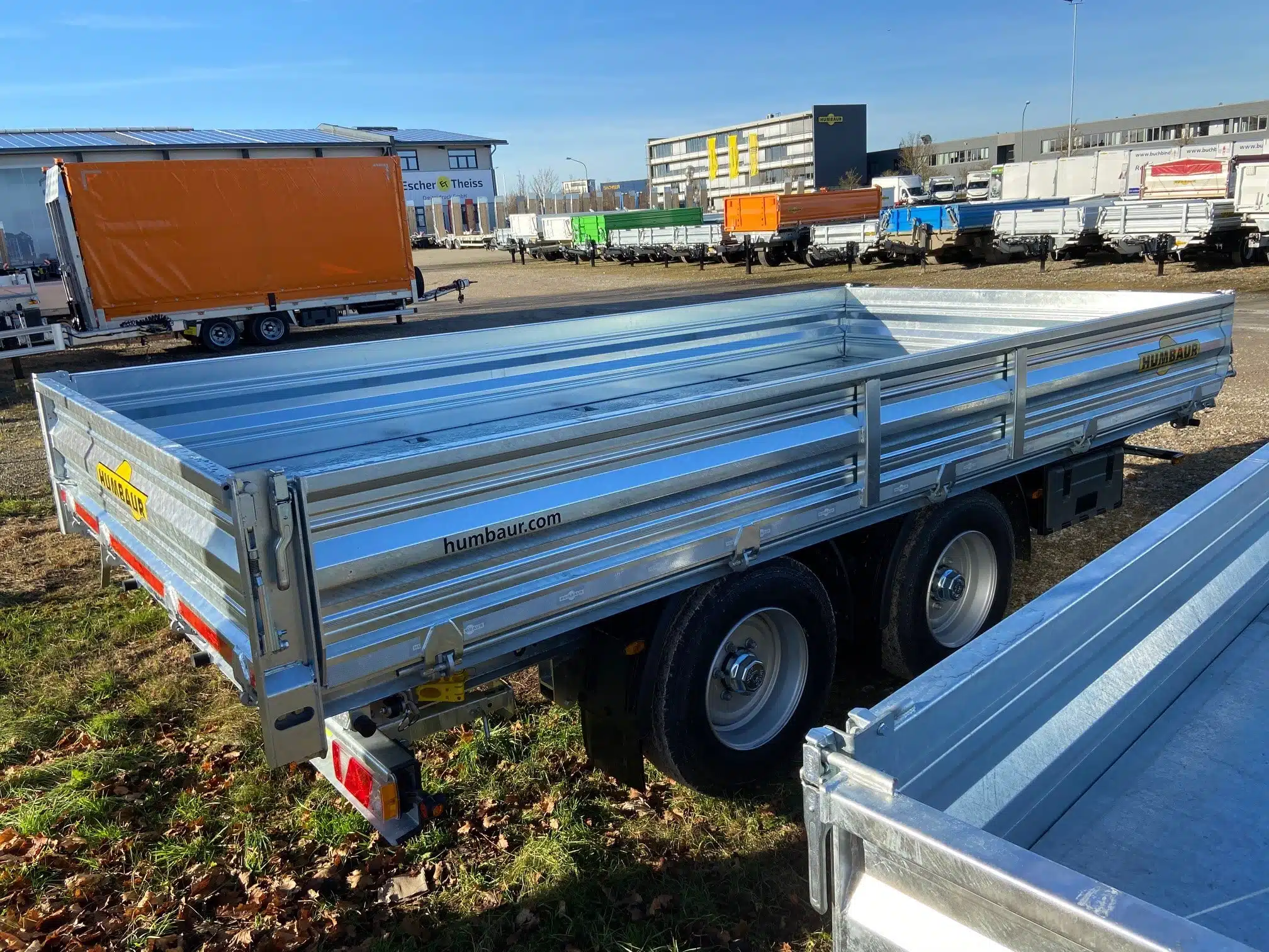 Humbaur Schwerlastanhänger, Dreiseitenkipper HTK 145024 DL, Durchlade-Ausführung• - immagine 5