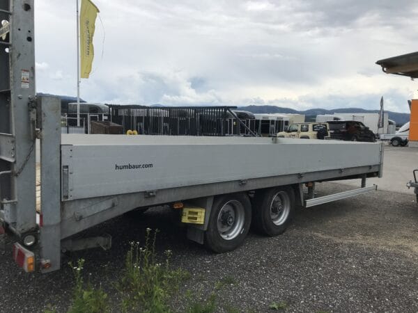 Rabljena težka prikolica, HBT 106224 BS, tandem nizki nakladalec, zadnje poševno nakladalno območje, rampe z rešetko iz pocinkanega jekla - Image 6