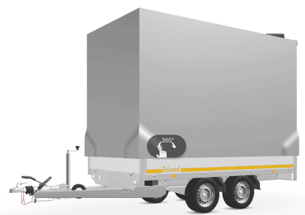 Planenanhänger  500x200 cm, 3500 Schiebeplane, Rampen, Stützfüße• – Bild 4