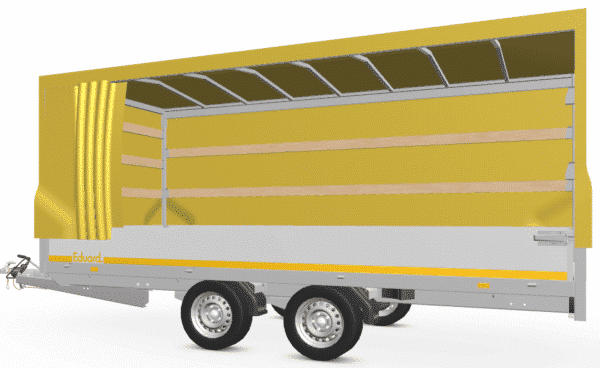 Planenanhänger  500x200 cm, 3500 Schiebeplane, Rampen, Stützfüße• – Bild 6