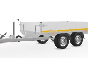 Eduard 250 x 145 cm, rimorchio tandem da 2000 kg, frenato con ruota di supporto•