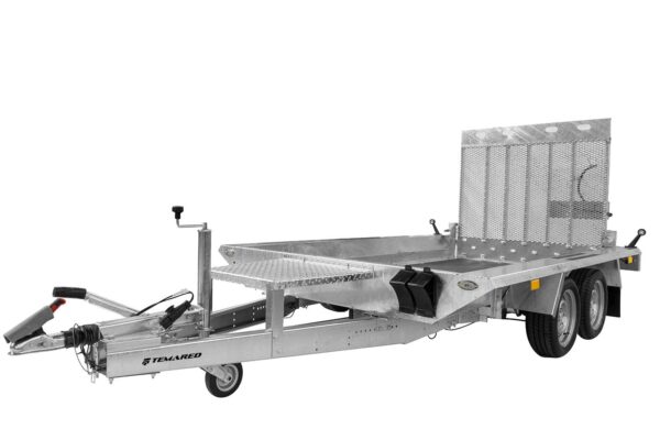BUILDER-3 3015/2 S 3T, Tandem, 292x152 cm 3t HZG,  Baumaschinenanhänger mit Ladeklappe, Auffahrrampe, Tieflader• – Bild 6