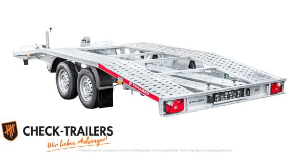CAR 4520/2 S 3T;  gebogen, Rampen und Winde, Autotransporter, niedriger Winkel, Multitalent, 3000 kg• – Bild 5