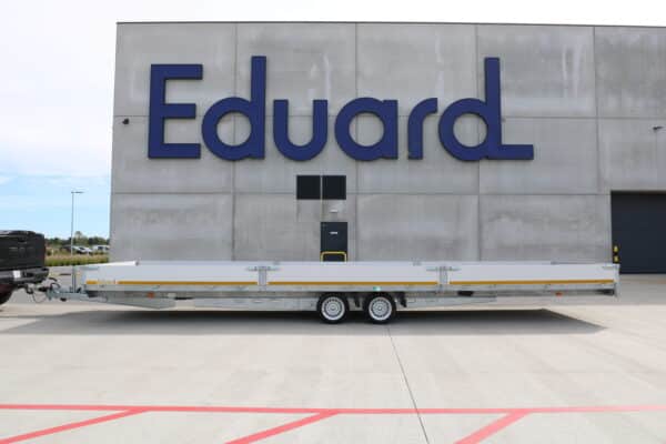 Eduard 850 x 240 cm, 3500 kg gebremst, Tandemanhänger, Rampen, Winde, 40 cm Bordwände• – Bild 2