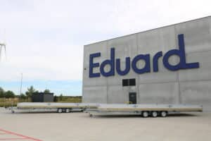 Eduard 800 x 220 cm, 3500 kg frenato, rimorchio tandem senza sponde laterali•