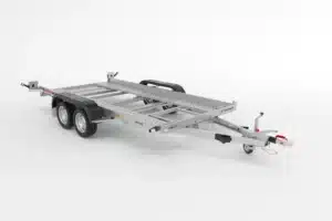 CAR FLAT 4018/2 S 2, 2T, due assi, ribaltabile, rotaie di supporto 2000 kg•