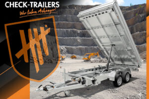 Mercato delle occasioni HTK 3500.31 Humbaur ribaltabile trilaterale, ribaltabile 3S, carico utile 3500 kg/2550 kg, 314x175x35 cm senza rampe, pompa elettrica 1 pezzo