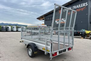 Nuovo HUMER ALU 299 non frenato 1250 kg con griglia a balestra