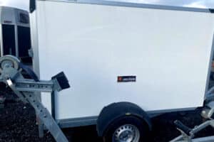 Rimorchio furgone usato Humbaur HK 132513 con rampa a parete
