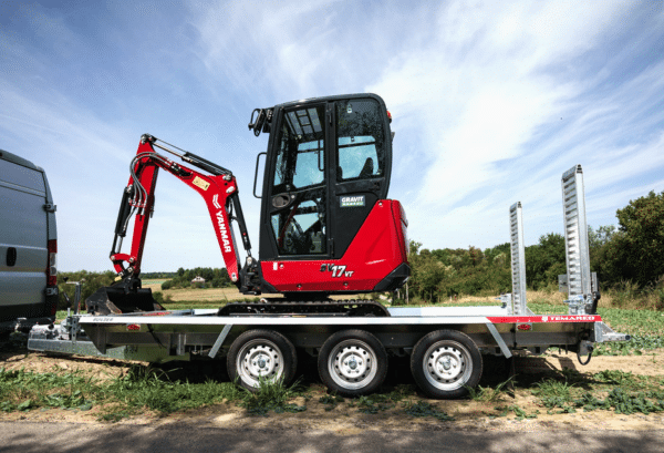 Builder-3 4018/3 S 3,5t, Dreiachser, 4x1,8 m 3500 kg, Temared Baumaschinentransporter,• – Bild 2