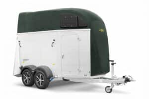 MESSE Wiener Neustadt Xanthos AERO 2400 kg Steklenično zelena kovinska, zadnja vrata vrtljiva in nagibna