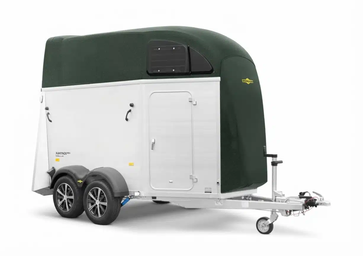 MESSE Wiener Neustadt Xanthos AERO 2400 kg Bottle Green Metallic, Hecktüre dreh- und schwenkbar
