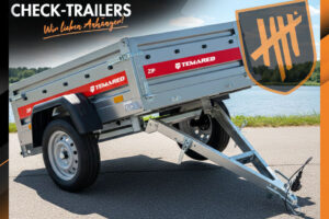 ZIP 1510 KIPP, 750kg, Deichsel kippbar, Einachser, hohe Nutzlast, ungebremst, 148 x 106 cm, Tieflader