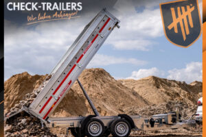 Temared Tipper 3617/2C, tristranski prekucnik, 3500 kg, rampe, električna ročna črpalka, oporniki, dvoosni tovornjak