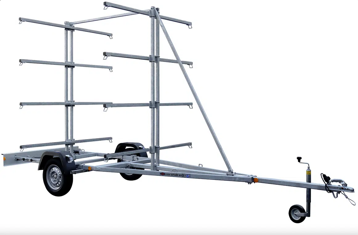 BA 750-K, Bootstrailer für Kanus, Kajaks, Stand-Up-Paddle-Boards, SUP, ungebremst - Bild 2