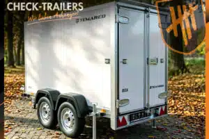 BOX 2512, 750 kg, interior height 150 cm, two-axle, unbraked, B license, box trailer
