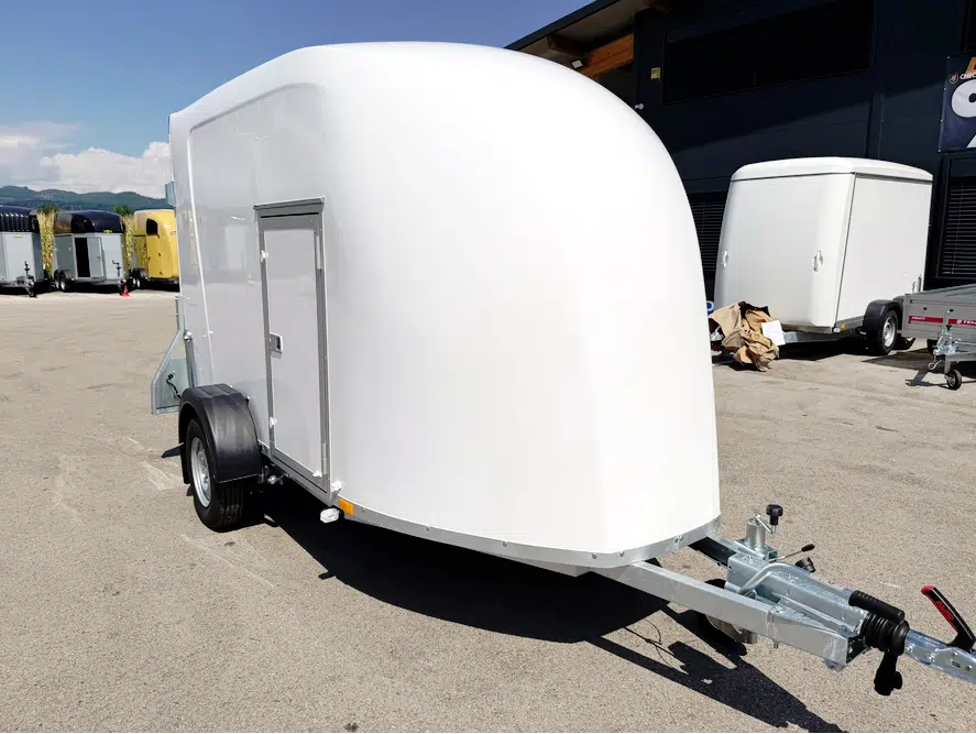 Kofferanhänger NIKI, Einachser, 1300 kg, Tieflader, Seitentür, Überfahrwand - Bild 9