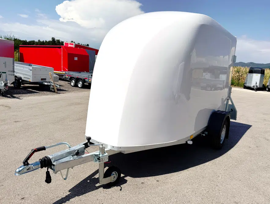 Kofferanhänger NIKI, Einachser, 1300 kg, Tieflader, Seitentür, Überfahrwand - Bild 4