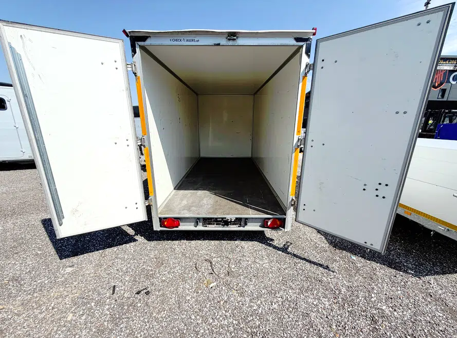 Gebrauchter Humbaur Kofferanhänger HK 254018-20P, Zweiachser, 2500 kg, guter Zustand, mit Pickerl - Bild 9