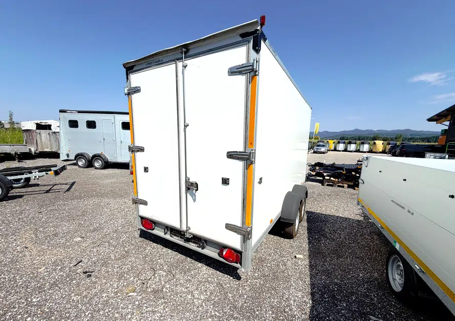 Gebrauchter Humbaur Kofferanhänger HK 254018-20P, Zweiachser, 2500 kg, guter Zustand, mit Pickerl - Bild 8