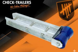 Kielrolle mit Flachhalterung 133 x Ø 79 mm für TPV BA1300 - BA3500