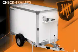 COOLER 3015/1 C 1800 kg, single axle, braked, refrigerated trailer