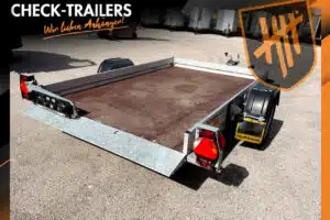 Used Humbaur HKT 752515 S, lowering, unbraked, with inspection sticker,